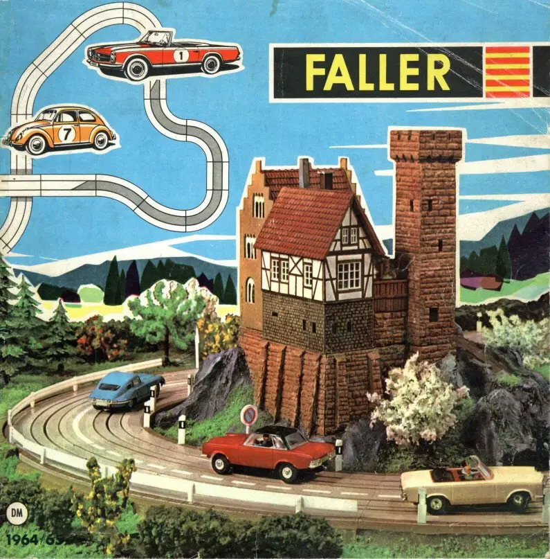 Faller AMS Autos auf dem Katalog von 1964/1965