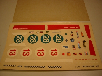 Faller Club Racing Porsche 907 Decalsatz