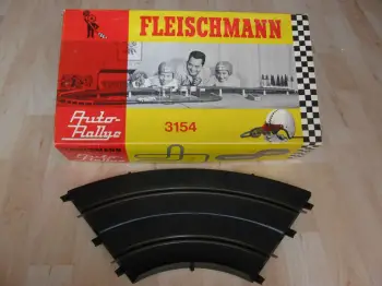 Fleischmann Auto Rallye Rennbahnschiene Nr. 3154
