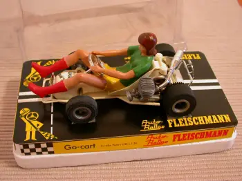 Fleischmann Go-Cart Frau braun kein Echthaar