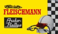 Muster des Gelb-Schwarzen Fleischmann Auto Rallye Layouts