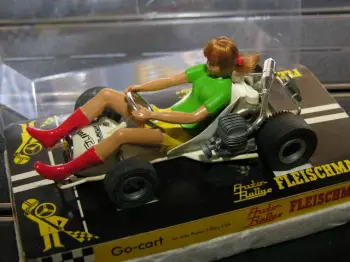 Fleischmann Auto Rallye Go Cart Frau