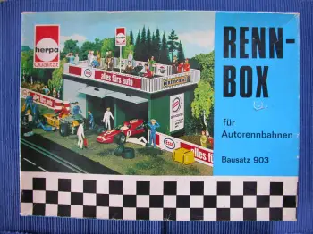 Herpa Rennbox Nr. 903 mit Fleischmann Auto Rallye Slotcars