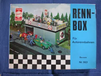 Herpa Rennbox Nr. 903 mit Fleischmann Auto Rallye Slotcars