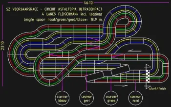 Fleischmann Autorennbahn Streckenvorschläge