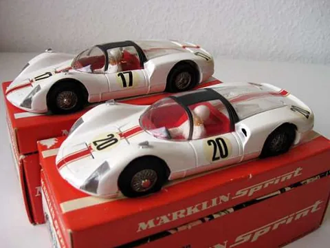 Märklin Sprint 1302 Porsche Carrera 6, weiß