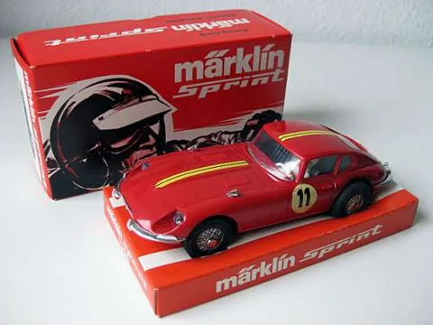 Märklin Sprint 1308 Jaguar Typ E, rot