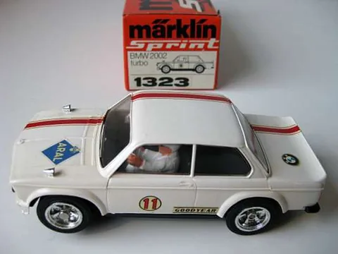 Märklin Sprint 1323 BMW 2002 turbo, weiß (Aral, ESSO)